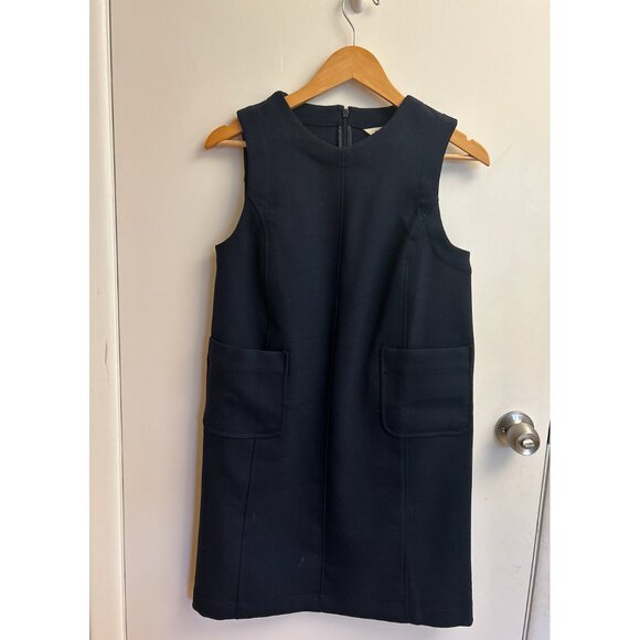 Boden Pocket Detail Mini Shift Dress – French Navy – Size 4R - Picture 3 of 5